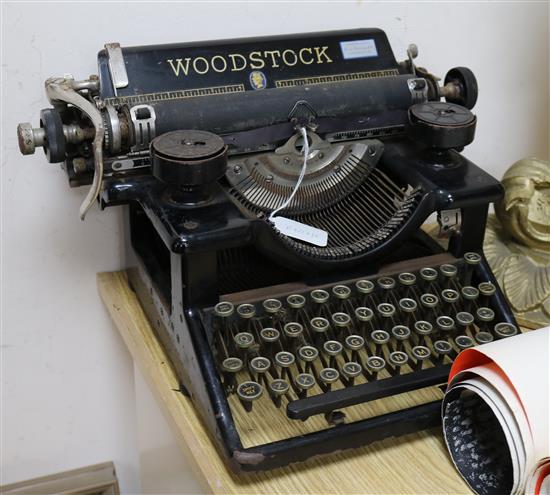A Woodstock vintage manual typewriter